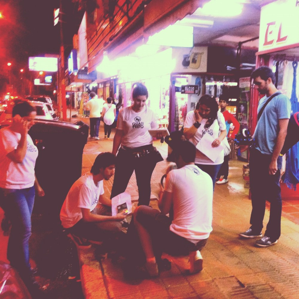 Gravando em Puerto Iguazú