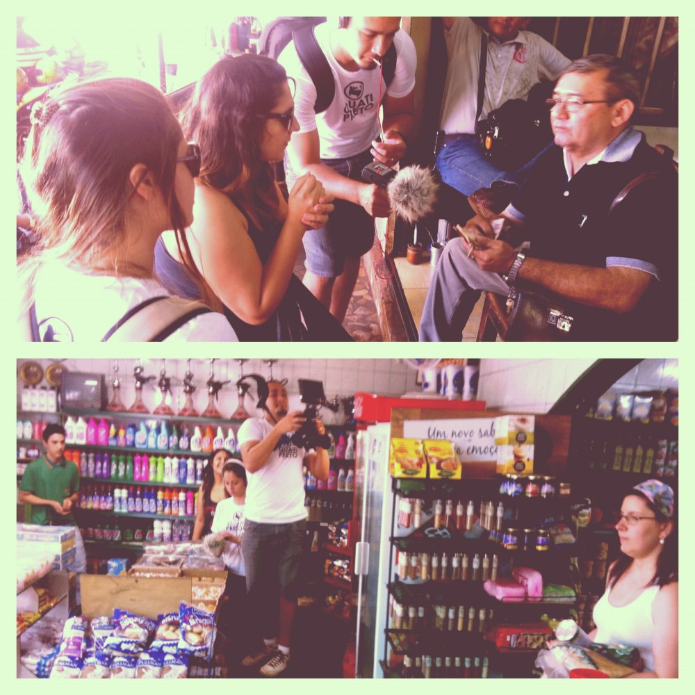 Gravando no Paraguai e Brasil