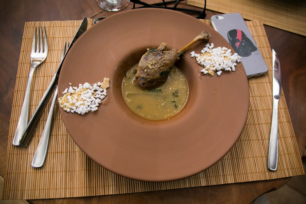 Também nos deliciamos com o famoso (e quase lendário) prato pato ao tucupi